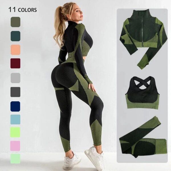 3 pieces tenue sport femme – Image 3