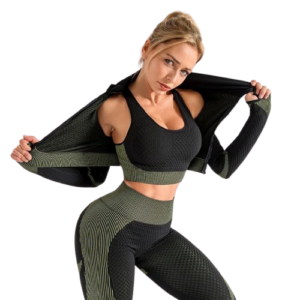 3 pieces tenue sport femme